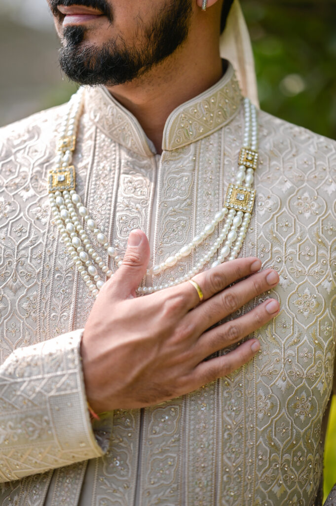 Groom Getting Ready