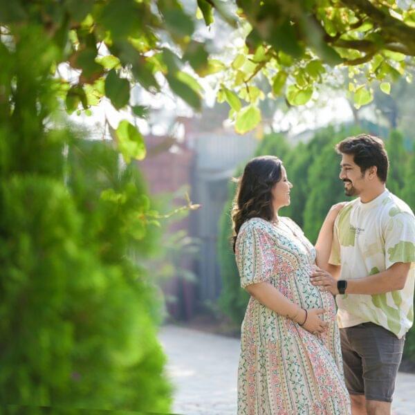 Emotional maternity photographers in Solapur capturing mother close-up portrait