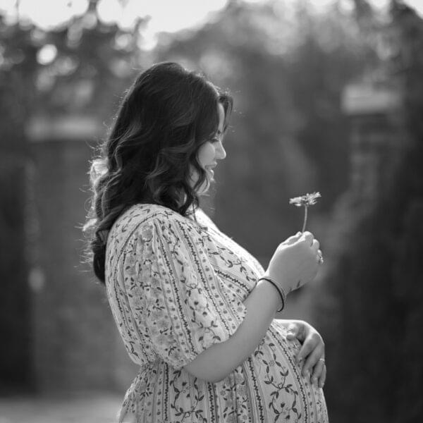 Couple maternity photography in Solapur with baby bump portrait